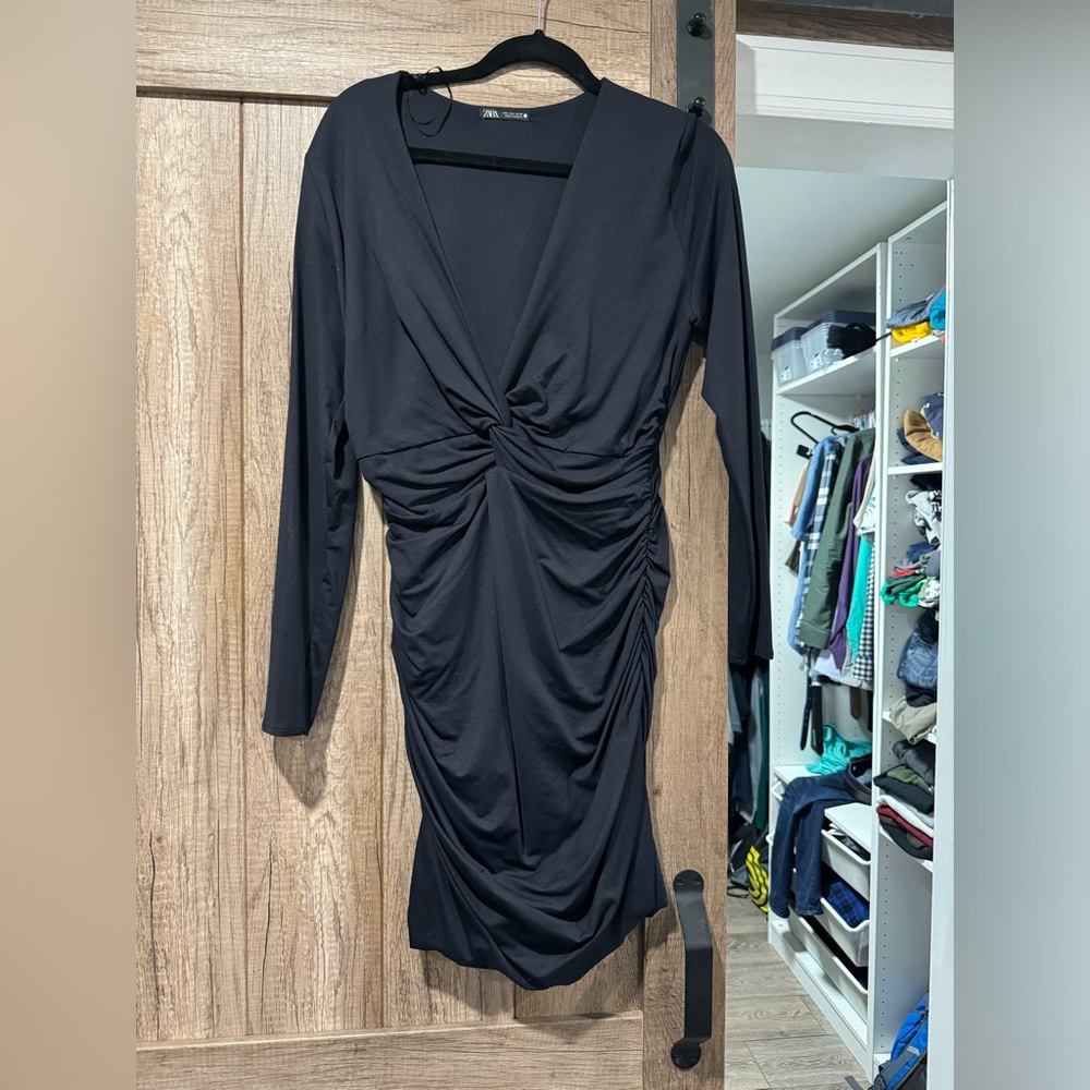 Zara black dress